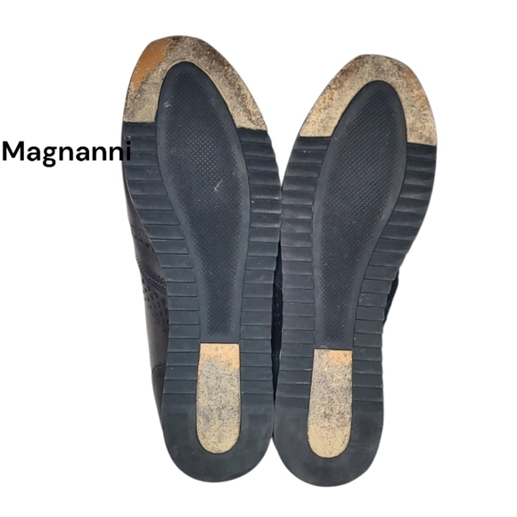 Magnanni Cristian Christian Gray Leather Casual Dress Sneaker Shoe Spain Men 13 - Picture 8 of 13